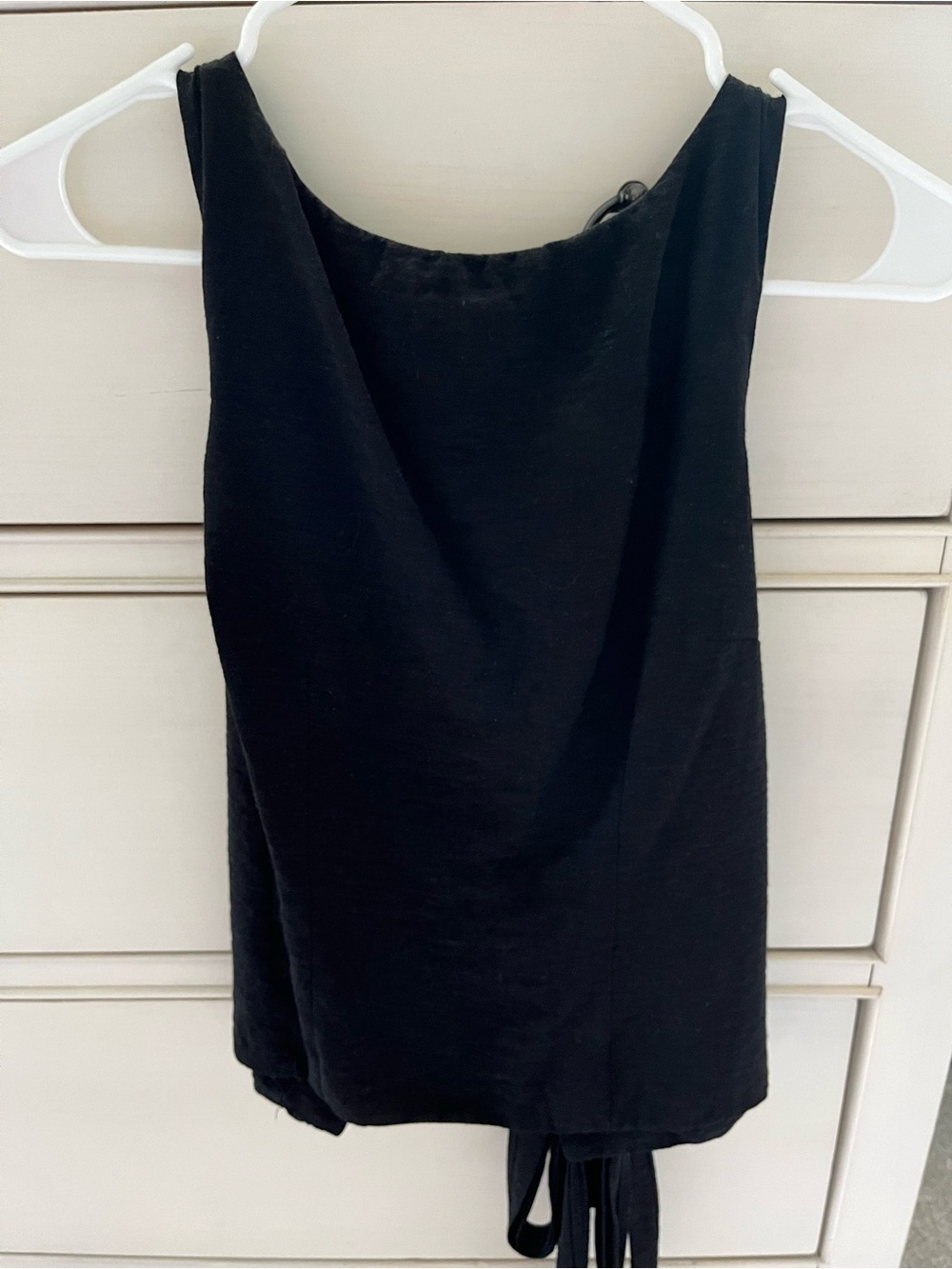 Anthropologie Black Sleeveless Top
